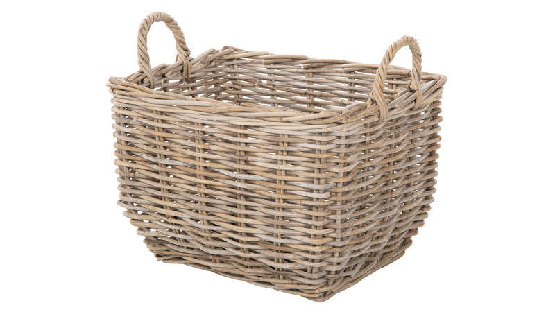 kouboo Kobo Rectangular Storage Basket Large Gray-Brown