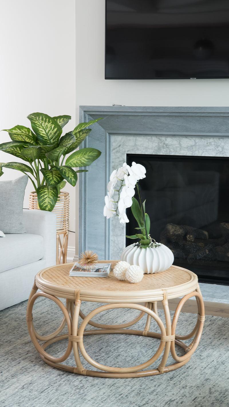 Kouboo Busan Rattan Coffee Table Natural Color