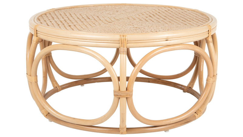 kouboo Busan Rattan Coffee Table Natural Color