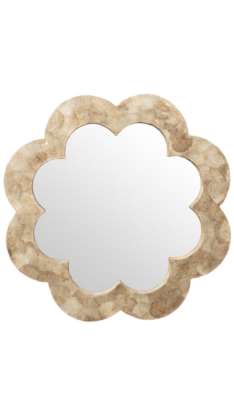 kouboo Flower Capiz Seashell Wall Mirror