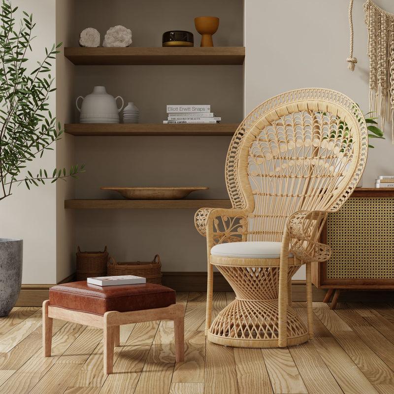 Kouboo Grand Peacock Chair In Rattan
