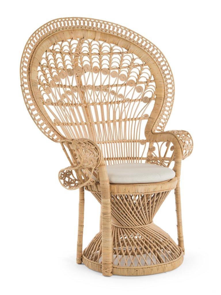 kouboo Grand Peacock Chair in Rattan