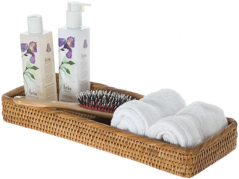 Kouboo La Jolla Elongated Rattan Vanity Tray