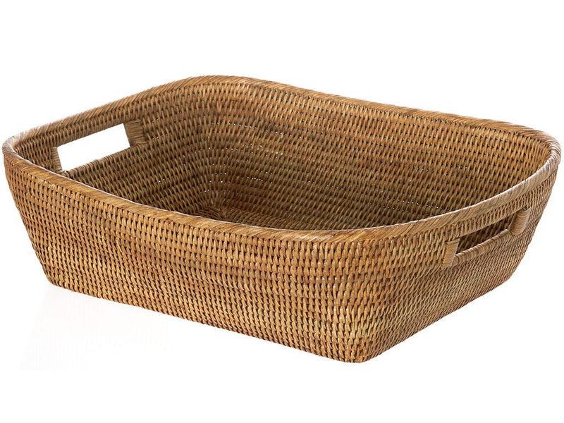 kouboo La Jolla Oblong Rattan Storage & Shelf Basket