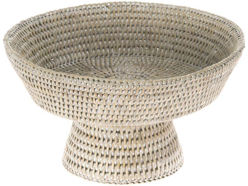 kouboo La Jolla Pedestal Rattan Fruit Bowl