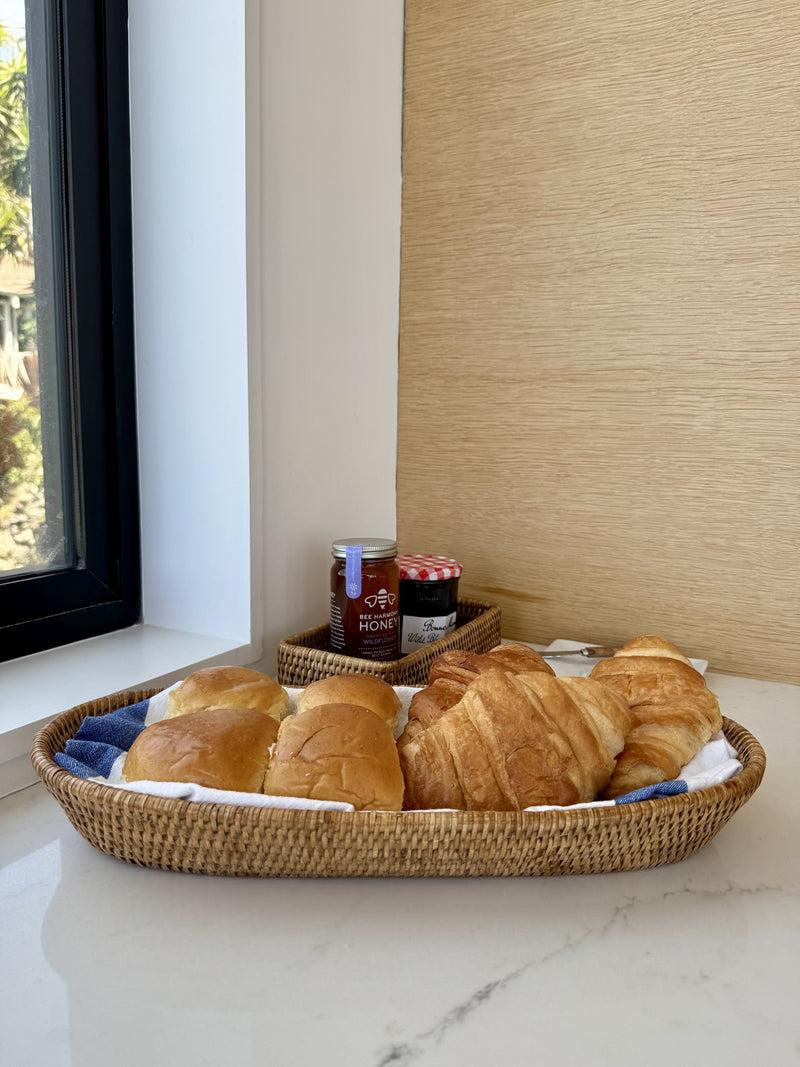 Kouboo La Jolla Rattan Bread Basket Large