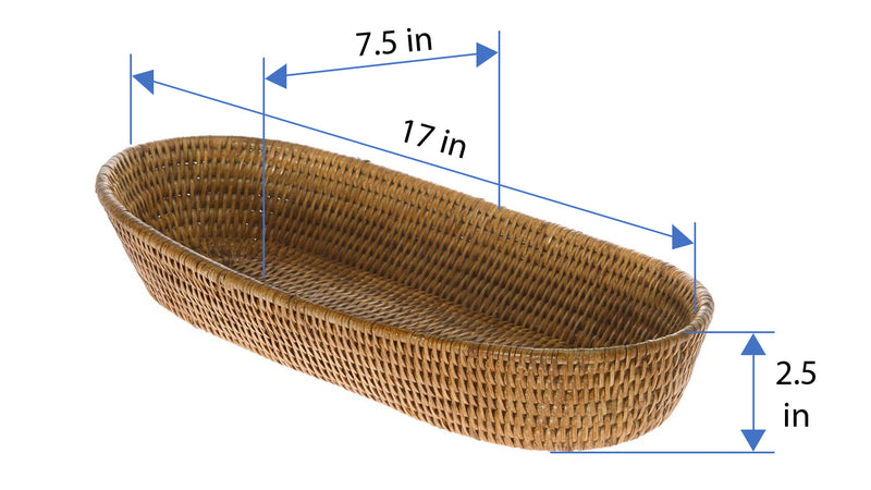 Kouboo La Jolla Rattan Bread Basket Large