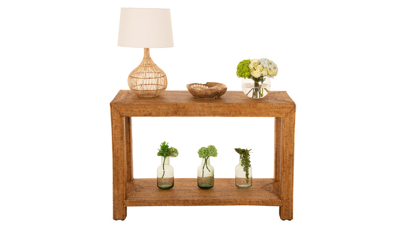 Kouboo La Jolla Rattan Console Table