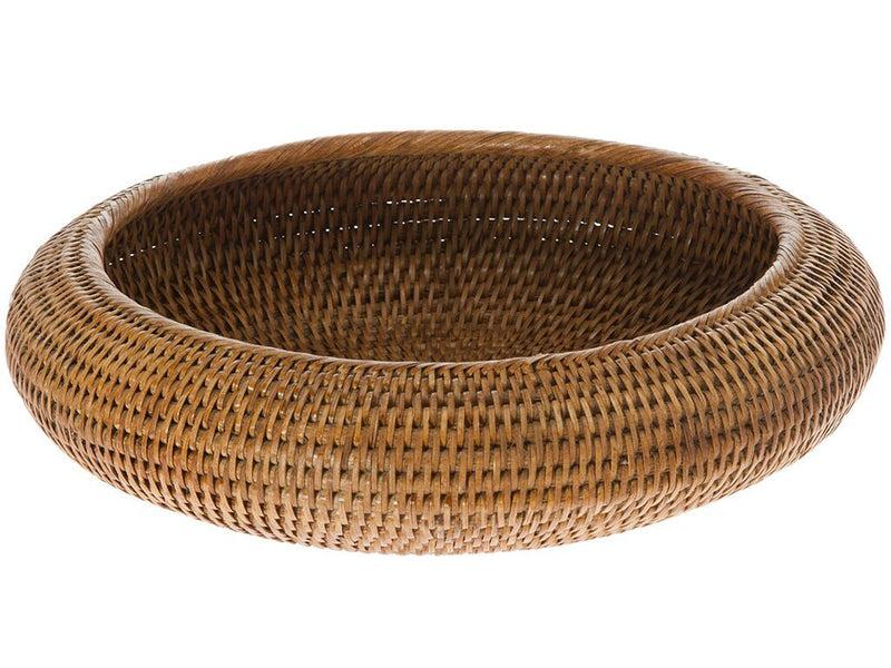 kouboo La Jolla Rattan Fruit Bowl Honey Brown