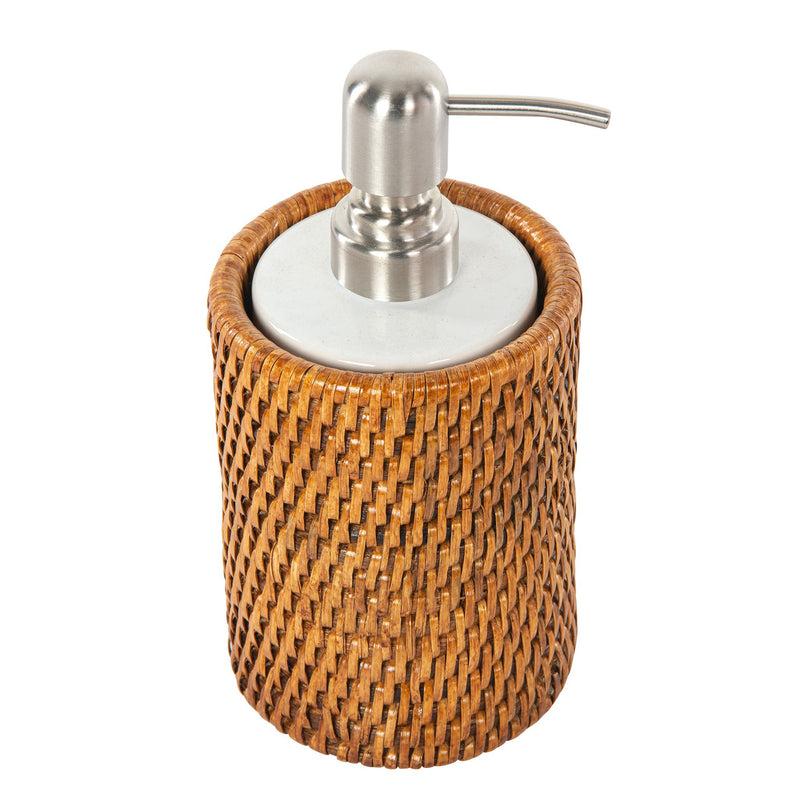 Kouboo La Jolla Rattan Liquid Soap Dispenser