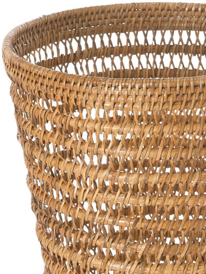 Kouboo La Jolla Rattan Mesh Round Waste Basket