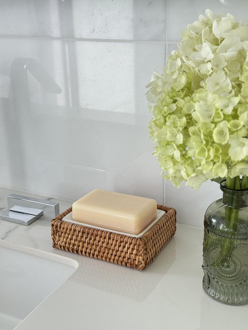 Kouboo La Jolla Rattan Rectangular Soap Dish