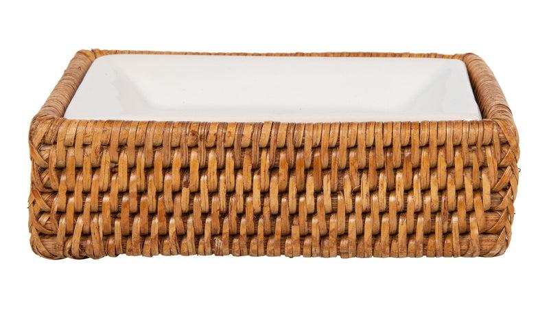 Kouboo La Jolla Rattan Rectangular Soap Dish
