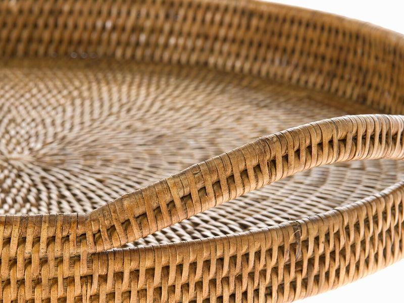 Kouboo La Jolla Rattan Round Serving Tray