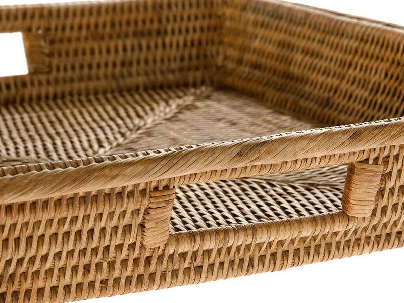 Kouboo La Jolla Rattan Square Serving Tray