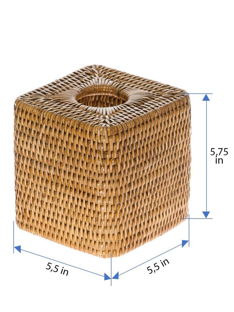 Kouboo La Jolla Rattan Square Tissue Box Cover