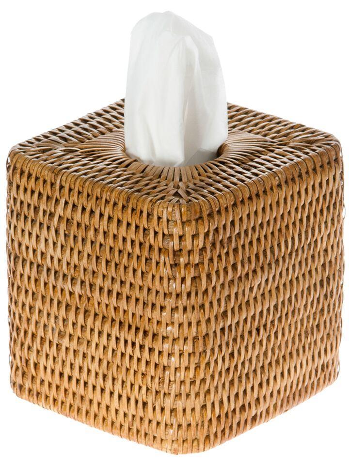 kouboo La Jolla Rattan Square Tissue Box Cover kouboo La Jolla Rattan Square Tissue Box Cover