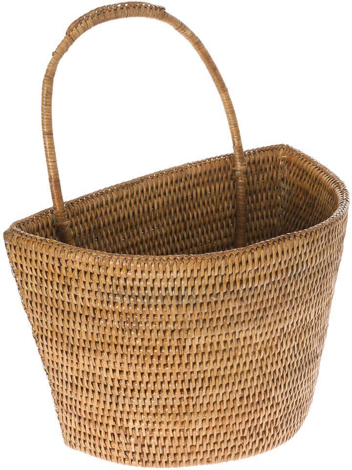 kouboo La Jolla Rattan Wall Basket