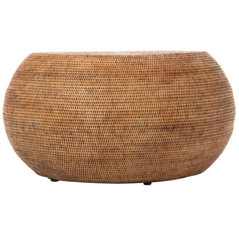 Kouboo La Jolla Round Rattan Coffee Table