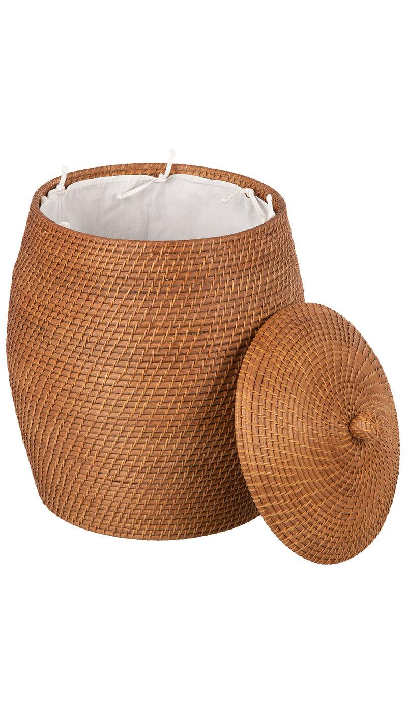Kouboo Laguna Rattan Beehive Hamper With Liner