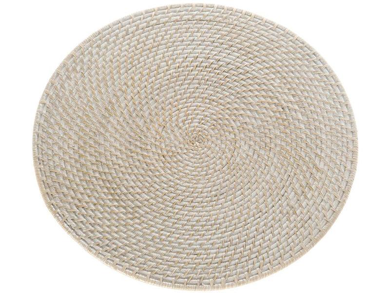 Kouboo Laguna Round Rattan Placemat Set Of 2