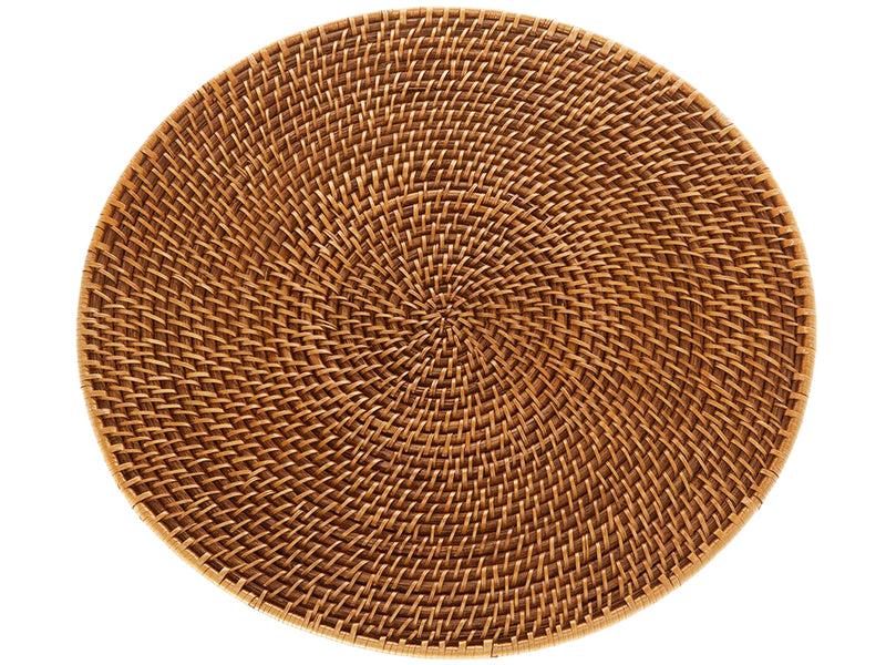 kouboo Laguna Round Rattan Placemat Set of 2