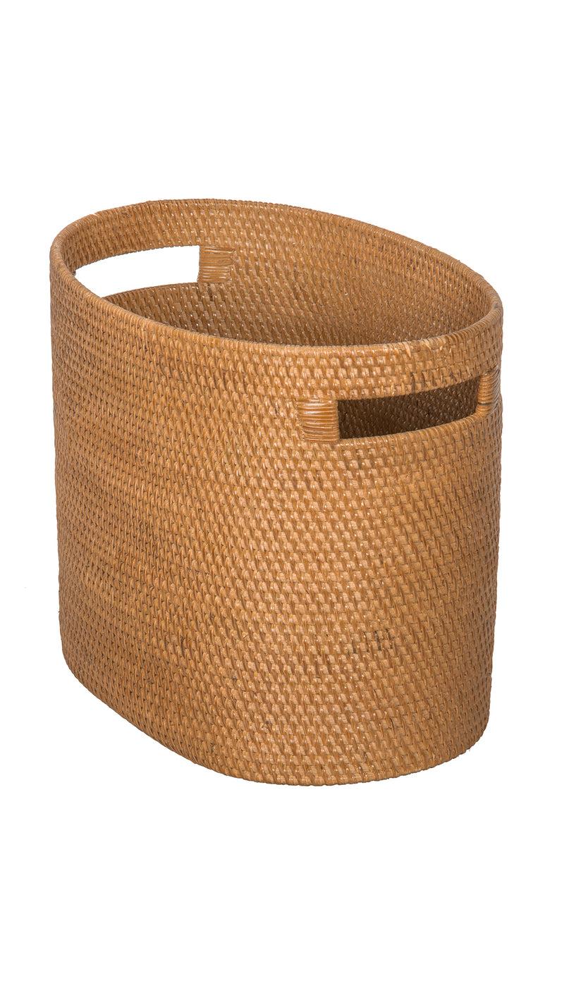 kouboo Loma Oval Rattan Magazine Rack