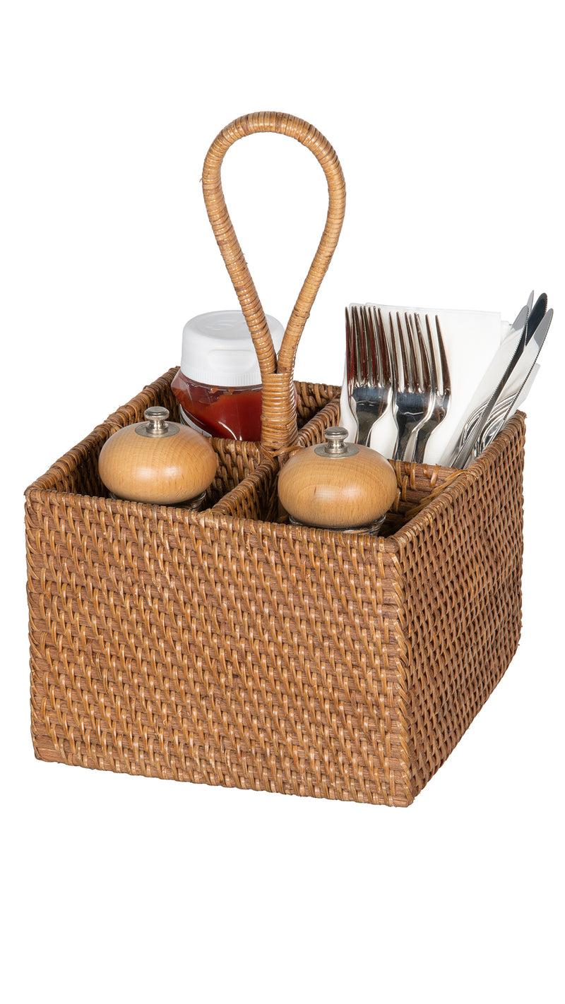 Kouboo Loma Rattan Bottle Caddy