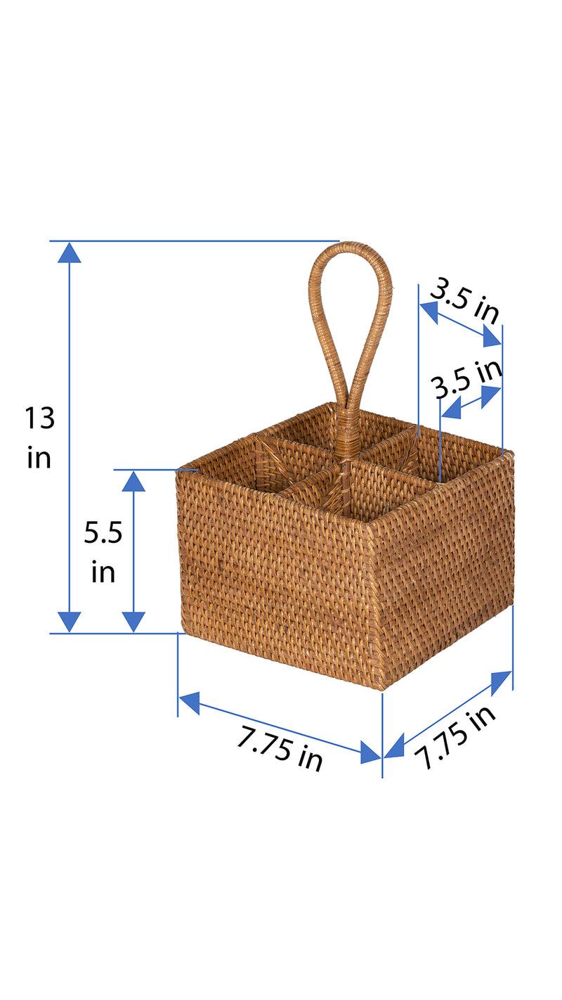 Kouboo Loma Rattan Bottle Caddy