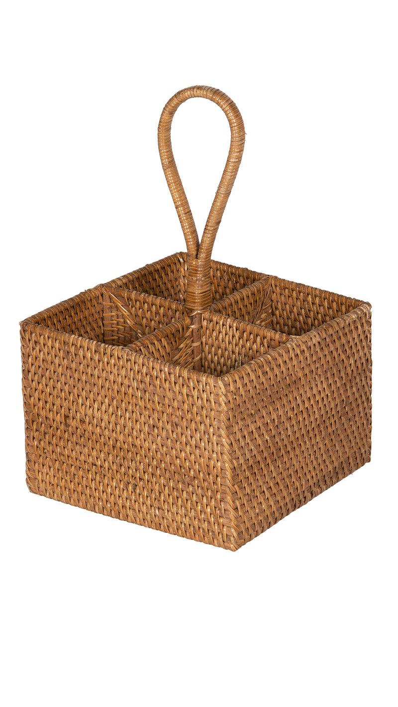 kouboo Loma Rattan Bottle Caddy