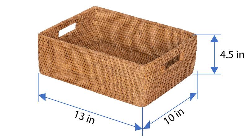 Kouboo Loma Rattan Shelf & Organizing Basket