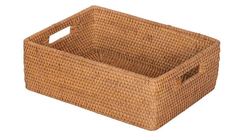 kouboo Loma Rattan Shelf & Organizing Basket