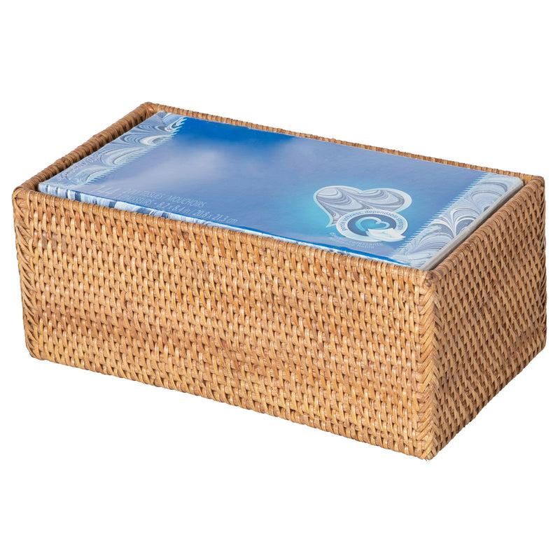 Kouboo Loma Rectangular Rattan Tissue Box Cover