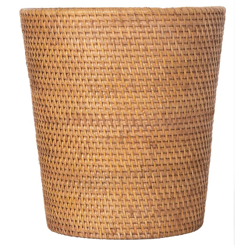 Kouboo Loma Round Rattan Paper Waste Basket