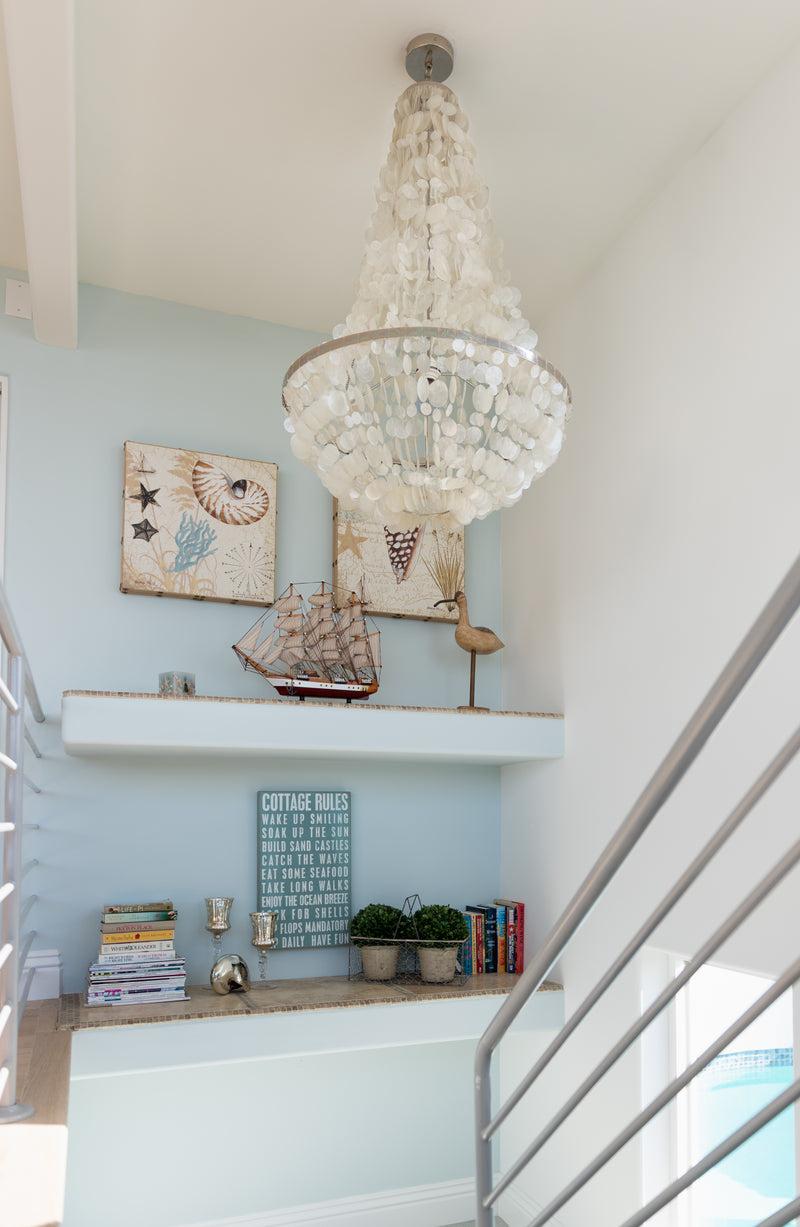 Kouboo Manor Capiz Seashell Chandelier