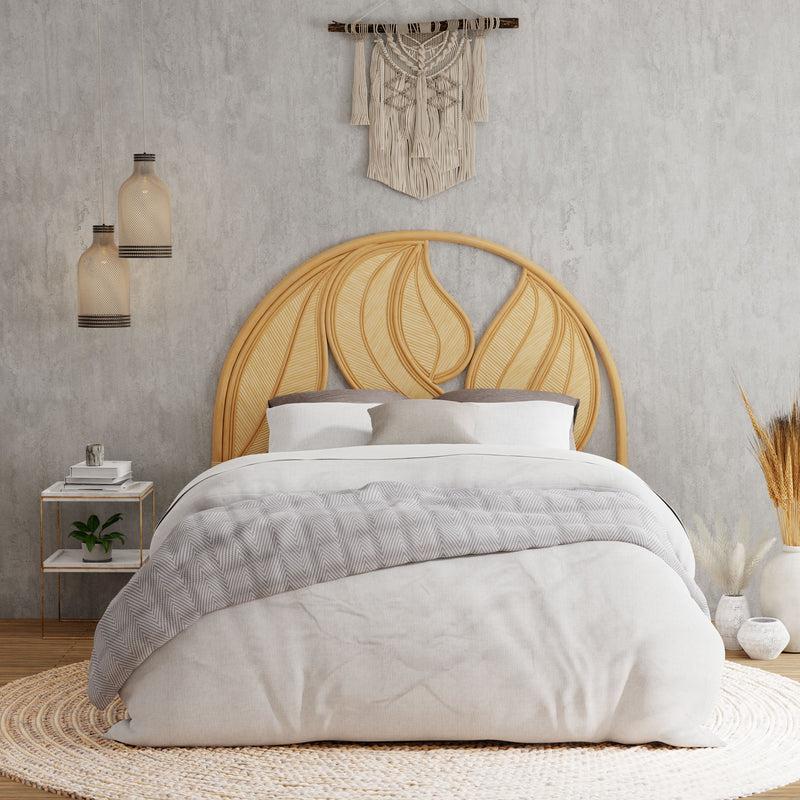 Kouboo Palm Springs Rattan Headboard Natural