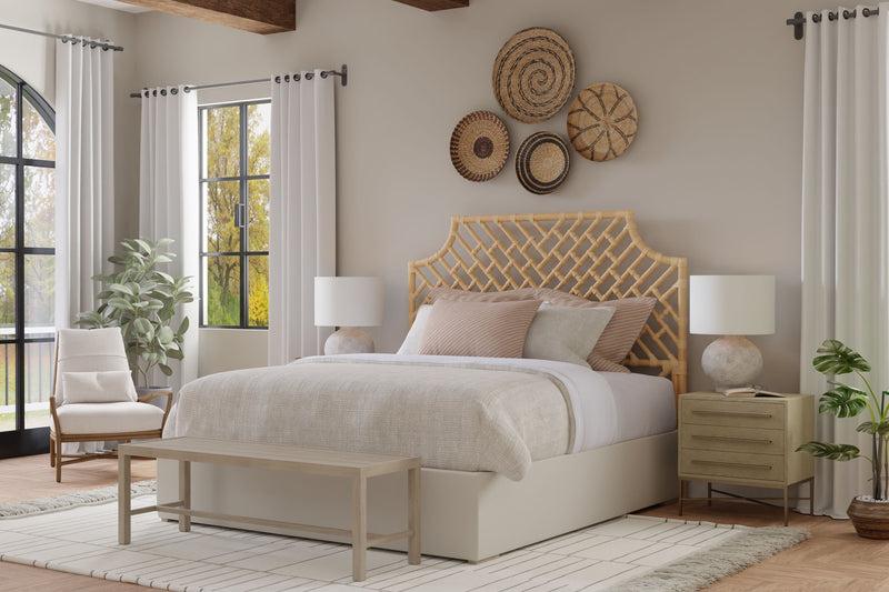 Kouboo Rattan Chippendale Headboard Natural