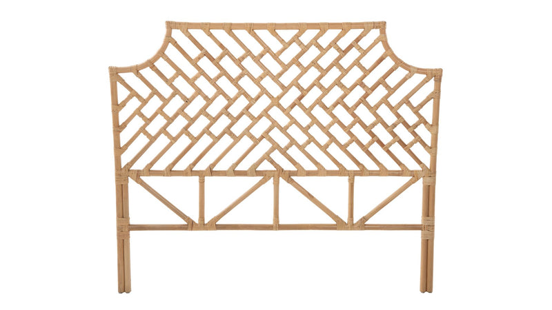 kouboo Rattan Chippendale Headboard Natural