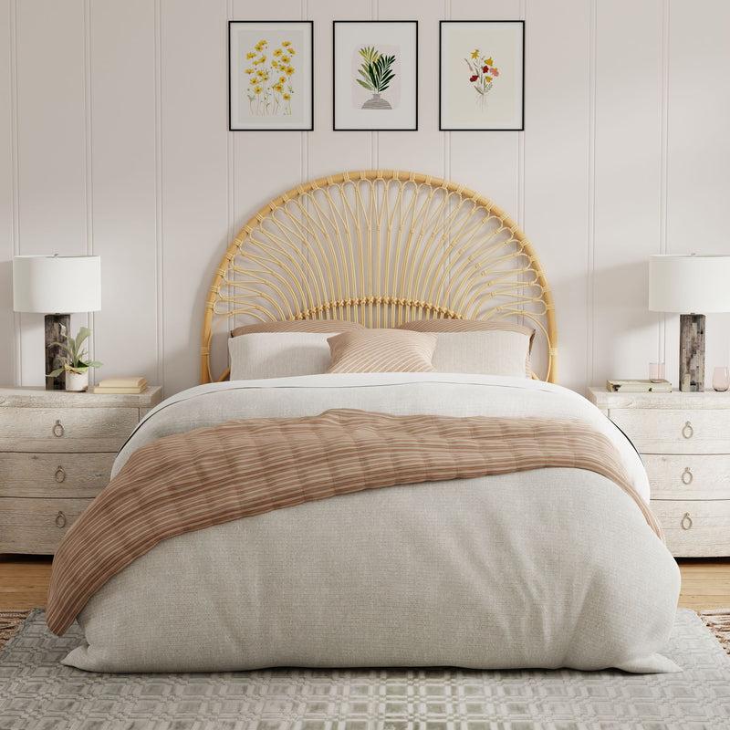 Kouboo Rattan Loop Headboard Natural
