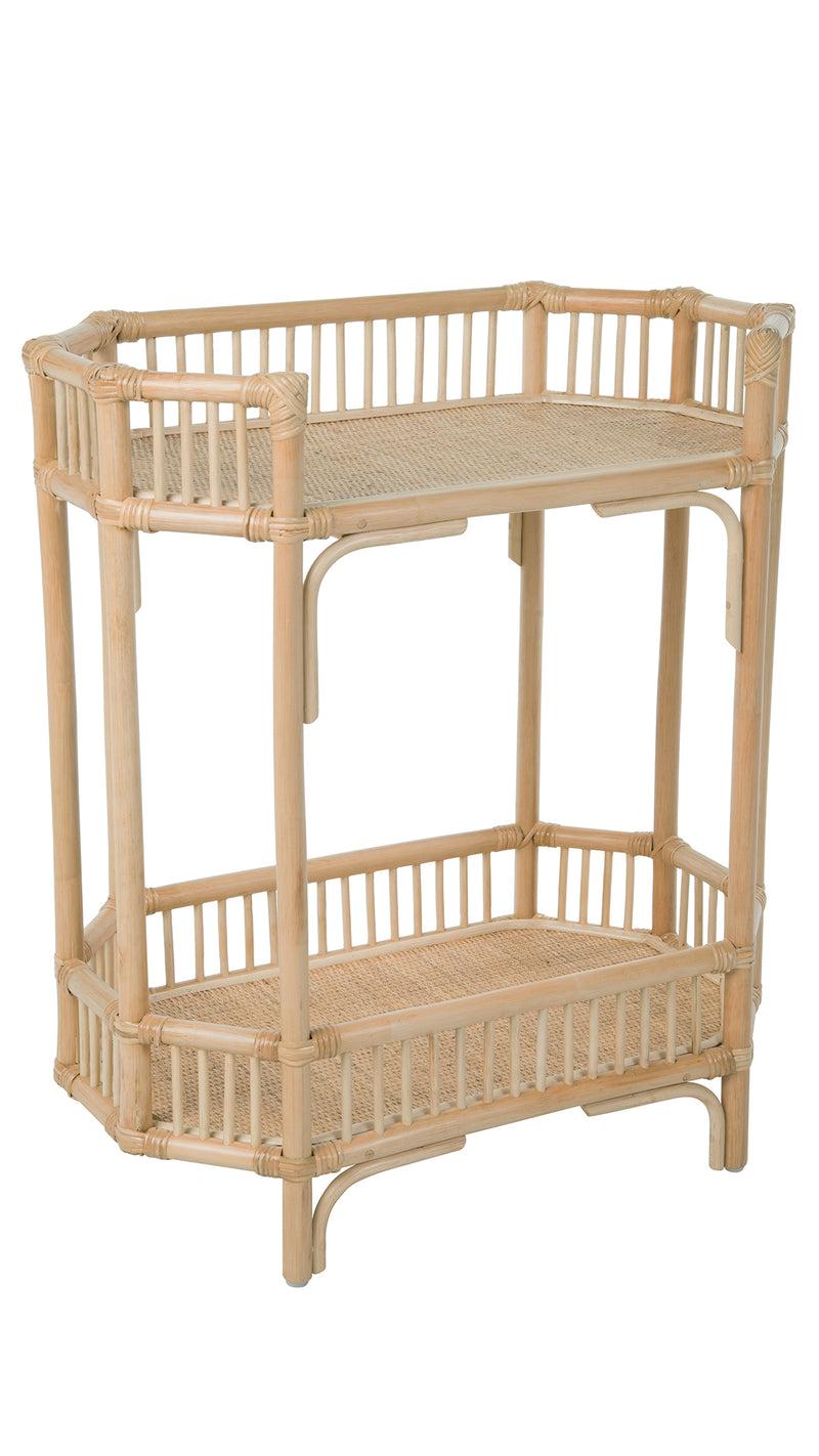 kouboo Rattan Manhattan 2-Tier Console Table
