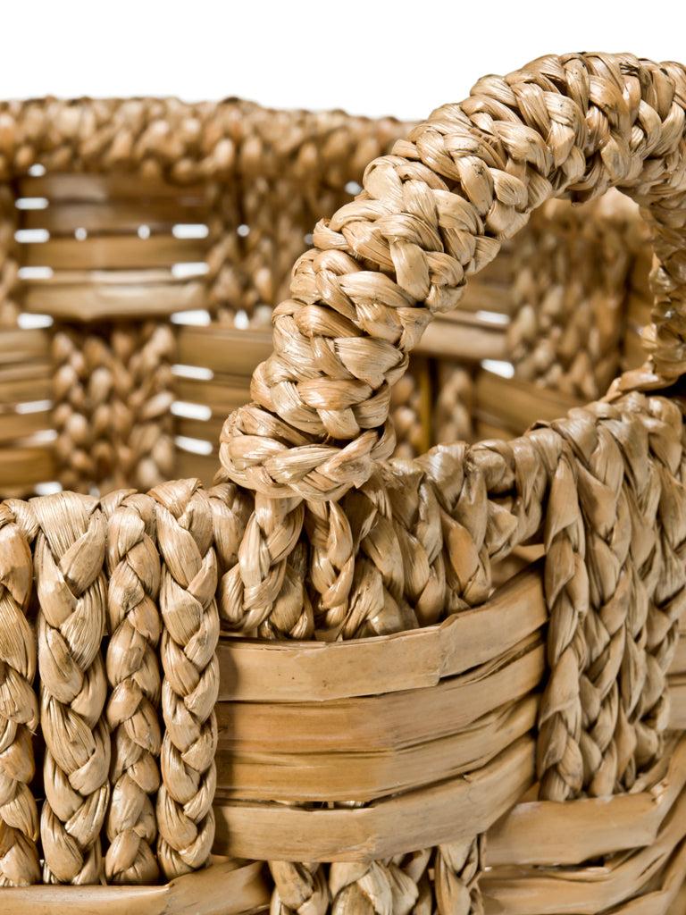 Kouboo Round Braided Seagrass Basket Natural