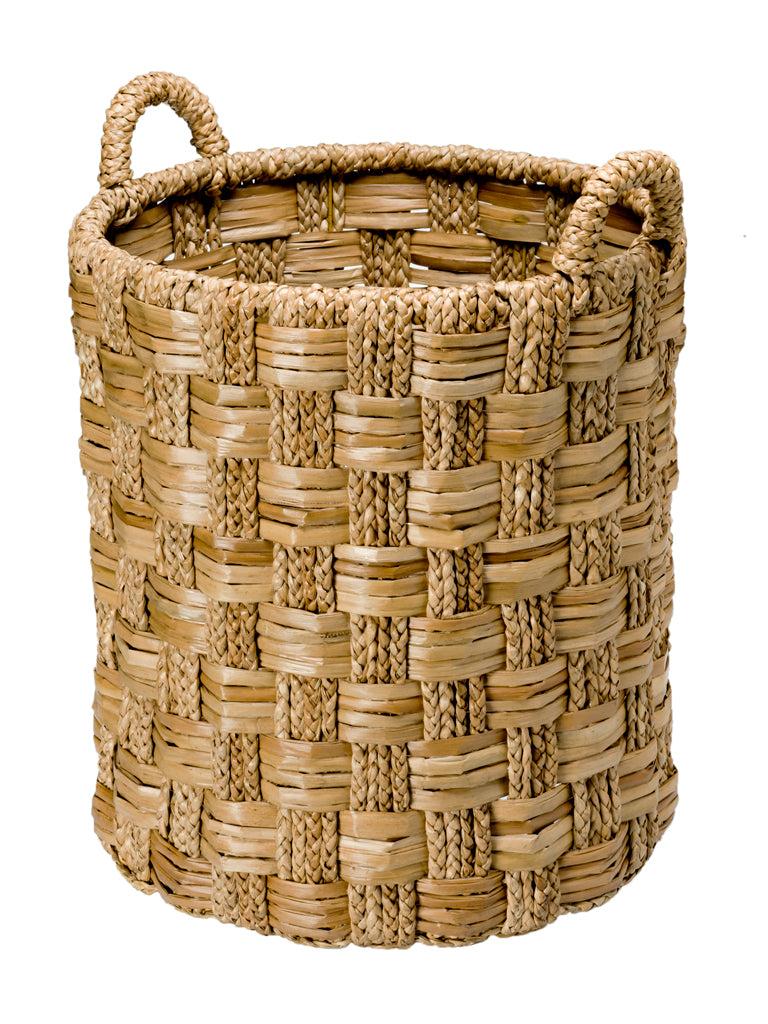 kouboo Round Braided Seagrass Basket Natural