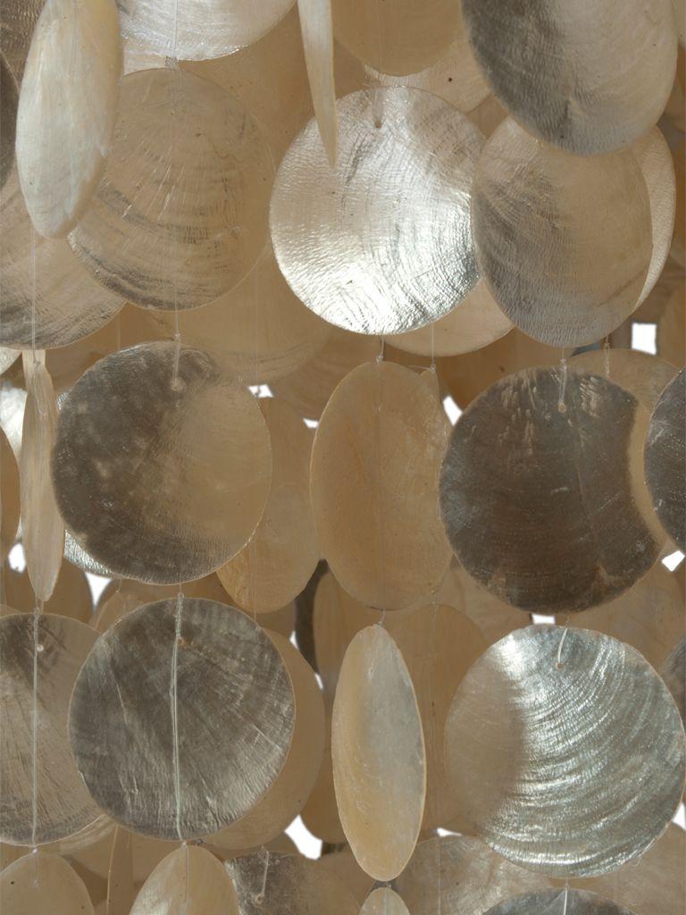 Kouboo Round King Size Chandelier With Round Capiz