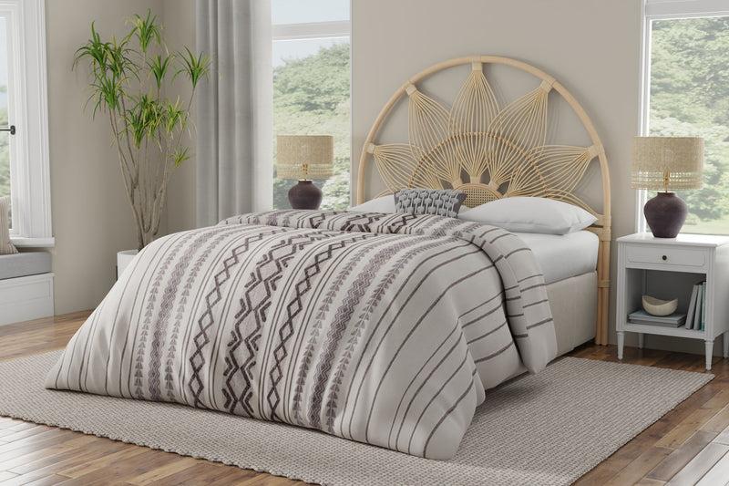 Kouboo Sunflower Rattan Headboard Natural