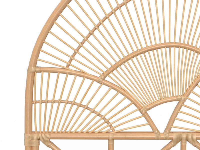 Kouboo Sunrise Rattan Headboard Natural