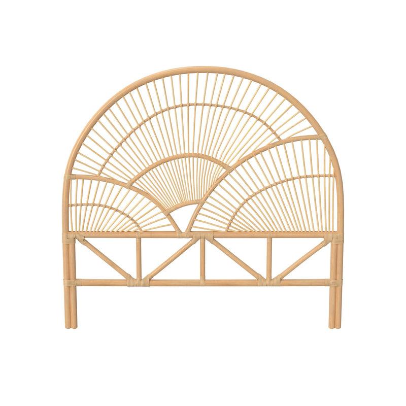 kouboo Sunrise Rattan Headboard Natural