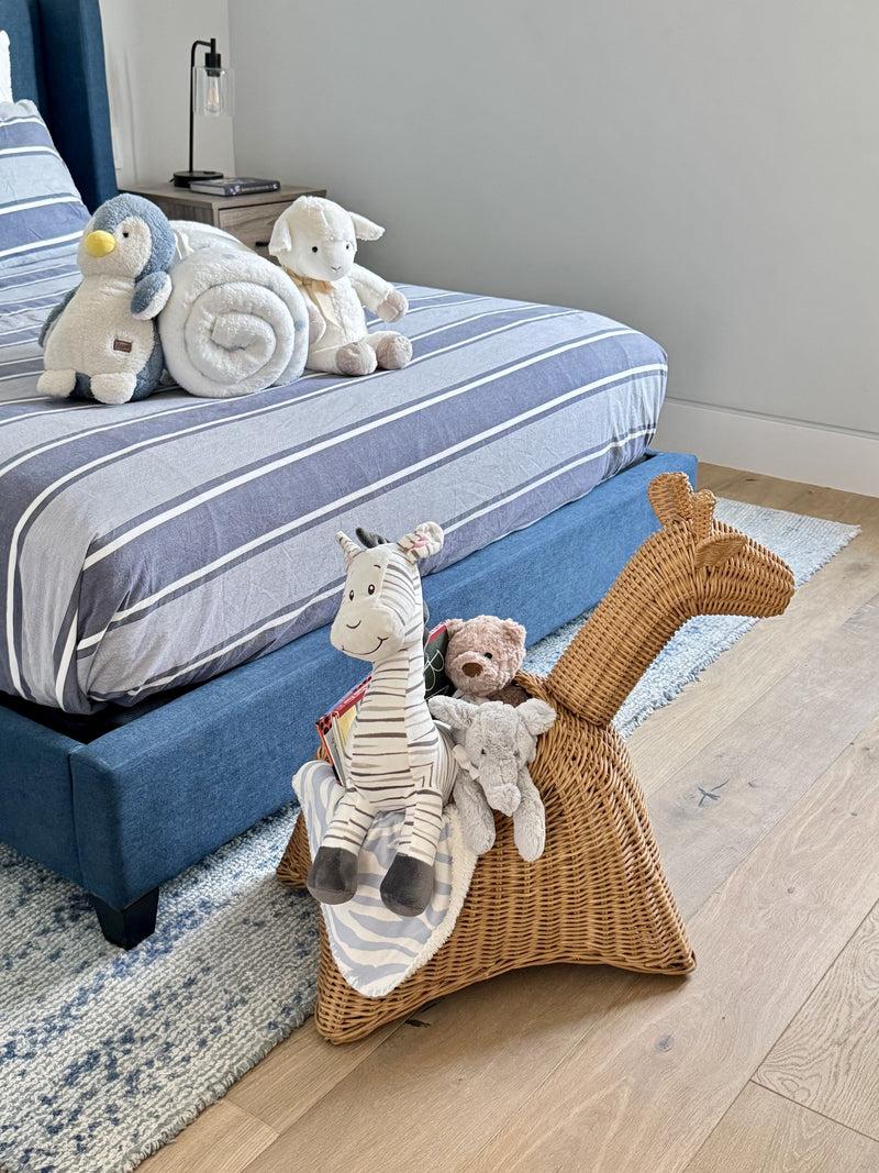 Kouboo Wicker Giraffe Basket Natural Color