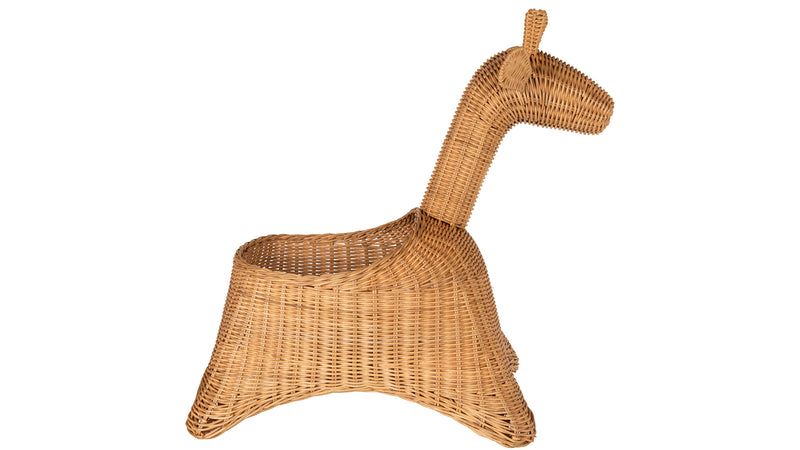 Kouboo Wicker Giraffe Basket Natural Color