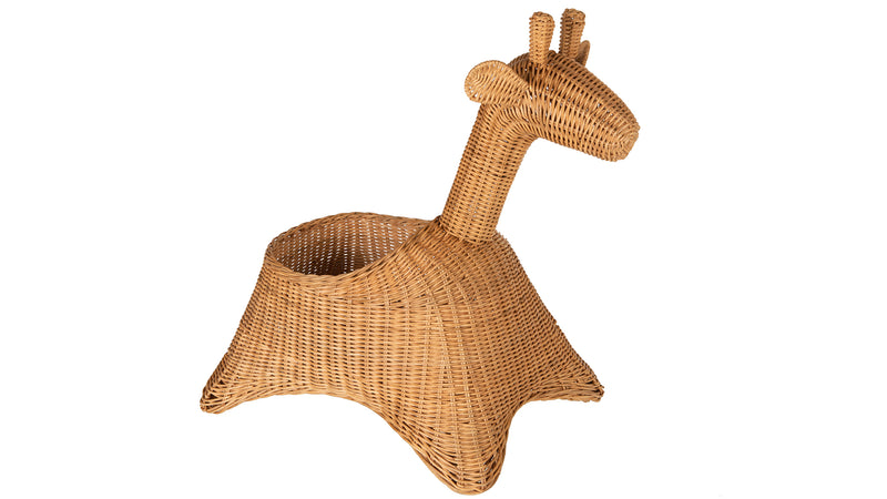 kouboo Wicker Giraffe Basket Natural Color