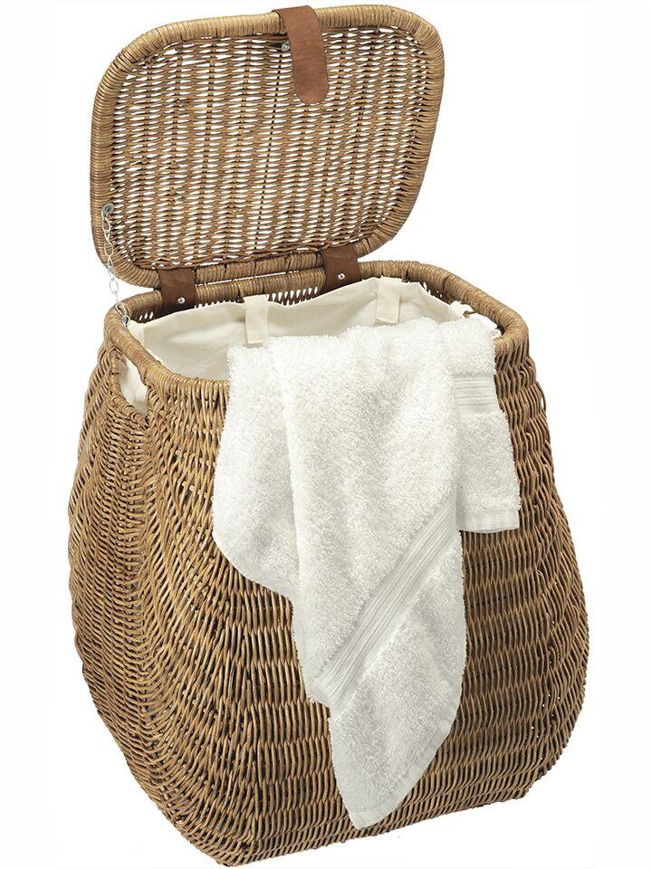 Kouboo Wicker Hamper With Liner 2 Load Capacity